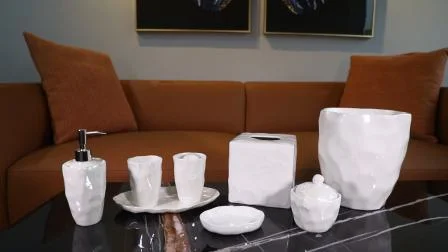 Modern Porcelain Ceramic Household Hotel Bath Accessory