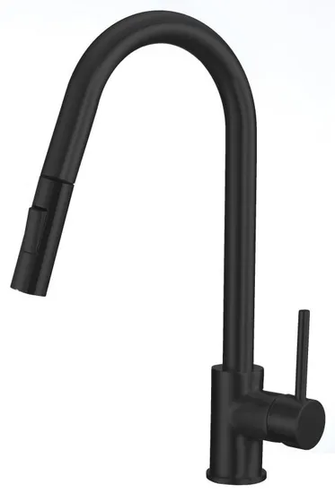 Pull out Brass Kitchen Faucet Sink Mixer Brush Nickel Plated Hj