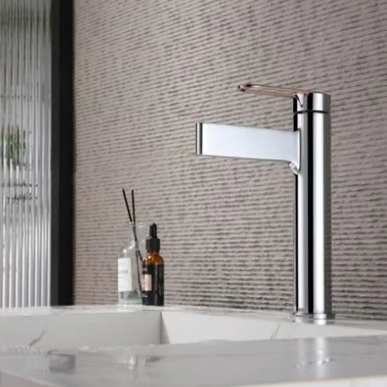 Modern Brass Single Handle Lever Wash Basin Mixer Good Price Washroom Deck 