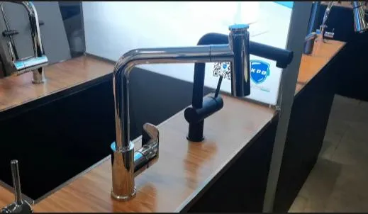 Kitchen Mixer Tap Brass Faucet Single Lever 