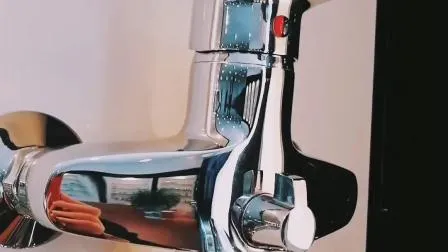 on Sale Brass Russian Bathtub Mixers with Long Swiveling Spout Brass Divertor 