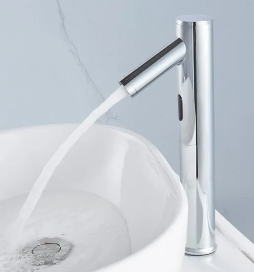 Brass Chrome Motion Automatic Tap Smart Sink Infrared Faucet Touch Sensor Water Mixer 