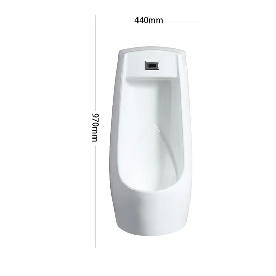 Bathroom Restroom Washroom Customized Europe Ceramic with CE Urinal Wall Flush Urinal 