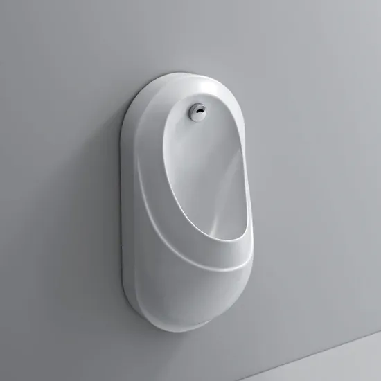 Chaozhou Sanitary Ware Hotel Public Lavatory Men Urinal White Color S Trap or P Trap Urinal with Hand Pressed Flusher or Senor Flusher 