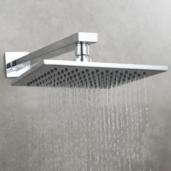 New Design Pressurized Piano Key Head Faucet System Thermostatic Bathroom Rainfall Shower Fixtures Smart Shower 