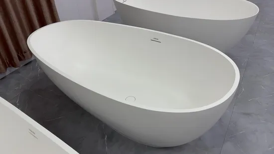 Custom Wholesale Good Price Freestanding Stone Acrylic Bathtub SPA Hot Tub for Bathroom 
