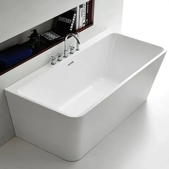 Rectangle Acrylic Freestanding Apron Skirt Bathtub 
