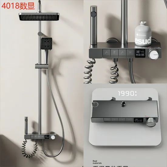 Premium Digital Shower Set with Luxury Display Head 