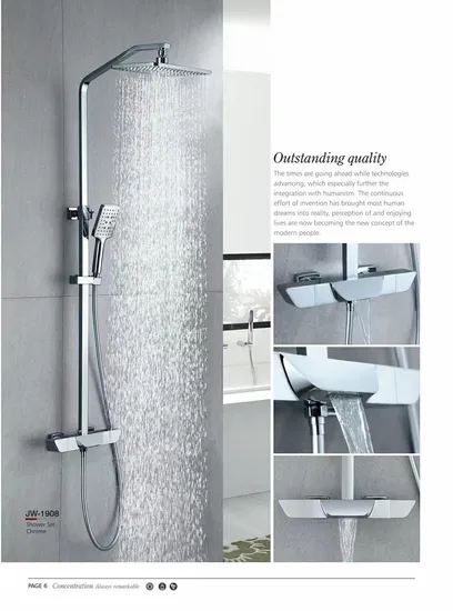 Fashion Classical Model Chromed Hand Sprayer Head Shower Mixer 
