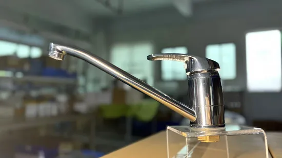 Brass Zinc Polishing Single Handle Chrome Plated Bathroom Kitchen Sink Faucet Mixer Washbasin Basin Faucets Taps Bath Shower Mixer Sanitary Ware 