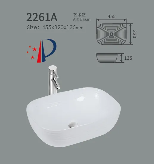 Ceramic Art Table Basin Chinese Creative Washbasin Basin Retro Washbasin in The Household Bathroom 